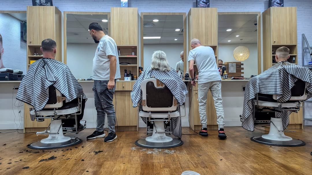 Frisörstation hos Salong Annelie